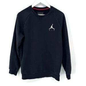 AIR‎ JORDAN Brooklyn Fleece Crew Sweatshirt Black Small